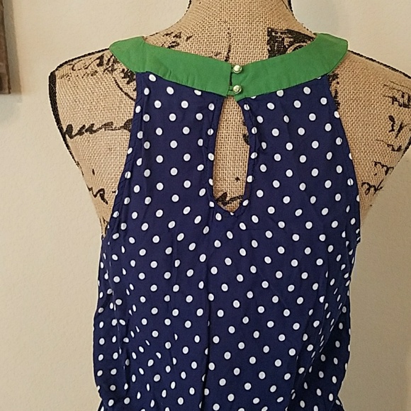 Lilka Lark Hi- Low Polka Dot Dress sz M - Picture 4 of 5